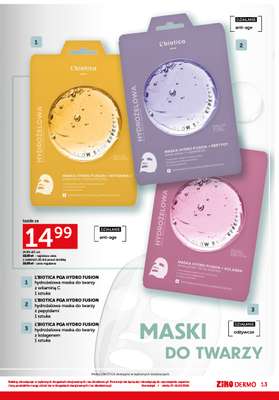 L'BIOTICA PGA HYDRO FUSION hydrożelowa maska do twarzy z witaminą C