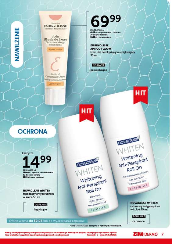 Ziko Dermo - gazetka promocyjna Przygotowanie skóry do wiosny od czwartku 12.03 do środy 25.03 - strona 7