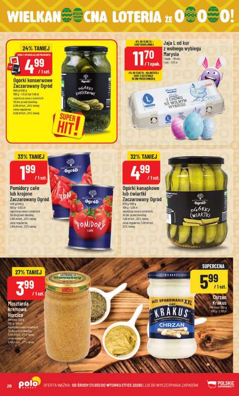 POLOmarket - gazetka promocyjna Gazetka od środy 11.03 do wtorku 17.03 - strona 28