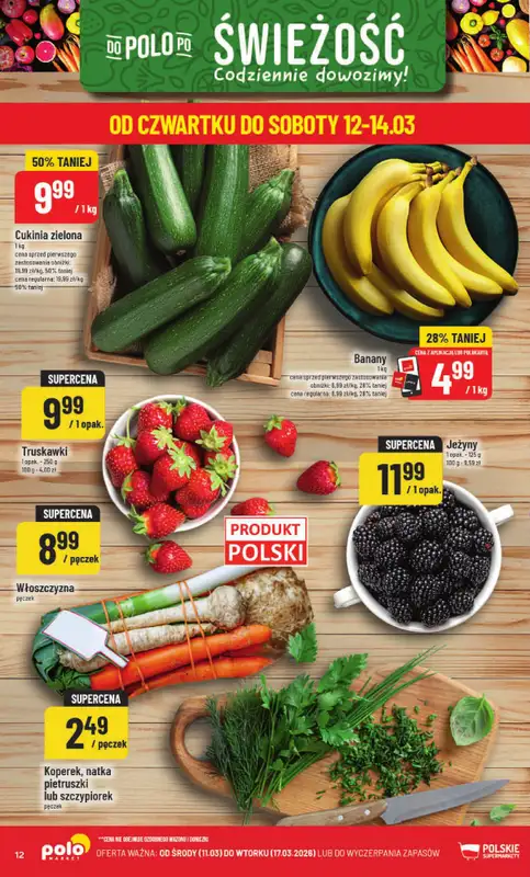 POLOmarket - gazetka promocyjna Gazetka od środy 11.03 do wtorku 17.03 - strona 12