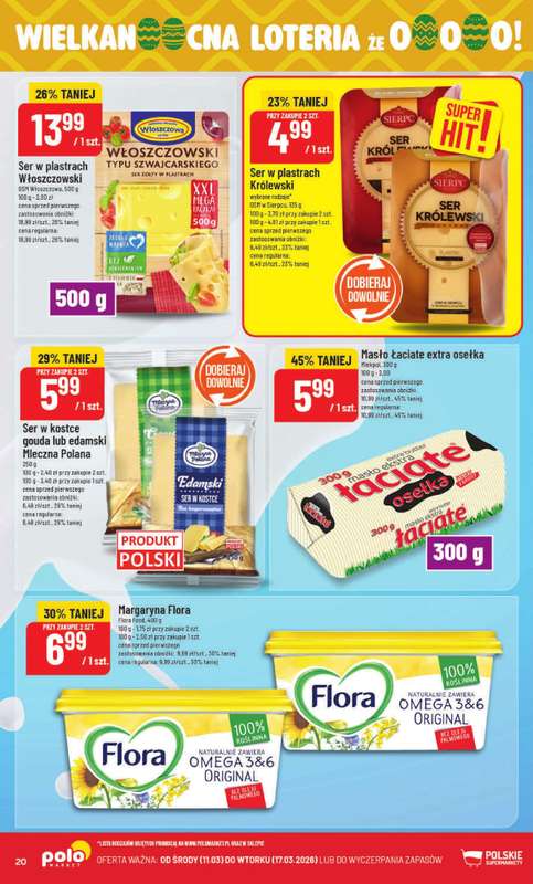 POLOmarket - gazetka promocyjna Gazetka od środy 11.03 do wtorku 17.03 - strona 20