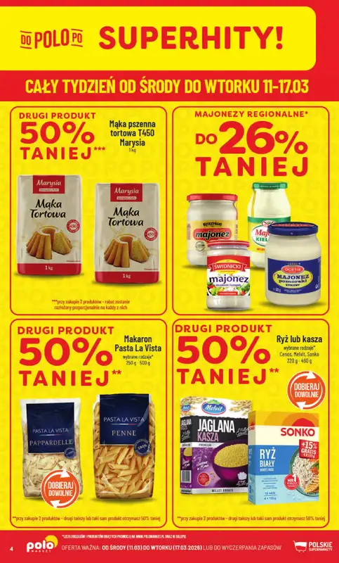 POLOmarket - gazetka promocyjna Gazetka od środy 11.03 do wtorku 17.03 - strona 4