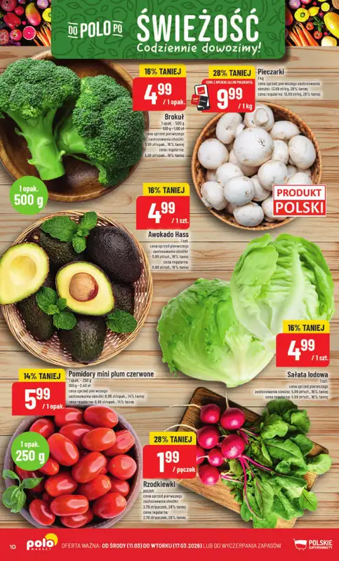 POLOmarket - gazetka promocyjna Gazetka od środy 11.03 do wtorku 17.03 - strona 10