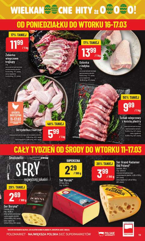 POLOmarket - gazetka promocyjna Gazetka od środy 11.03 do wtorku 17.03 - strona 19