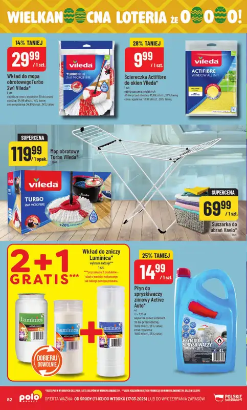 POLOmarket - gazetka promocyjna Gazetka od środy 11.03 do wtorku 17.03 - strona 52