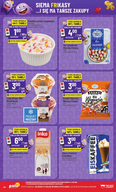 POLOmarket - gazetka promocyjna Gazetka od środy 11.03 do wtorku 17.03 - strona 54
