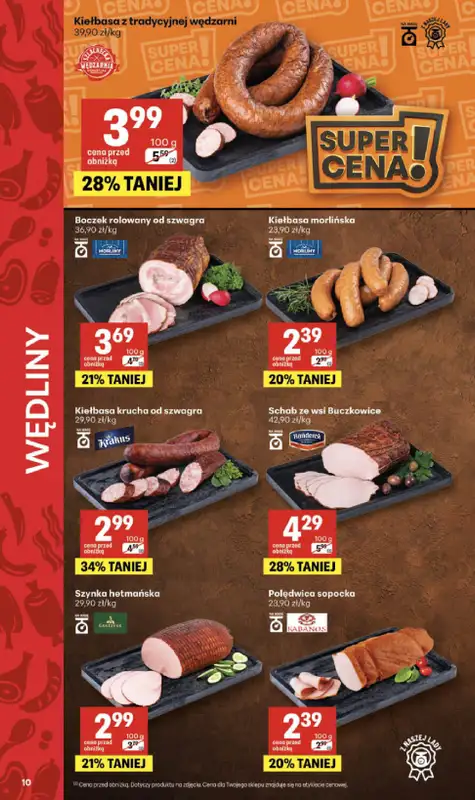 Delikatesy Centrum - gazetka promocyjna Gazetka  do środy 18.03 - strona 10