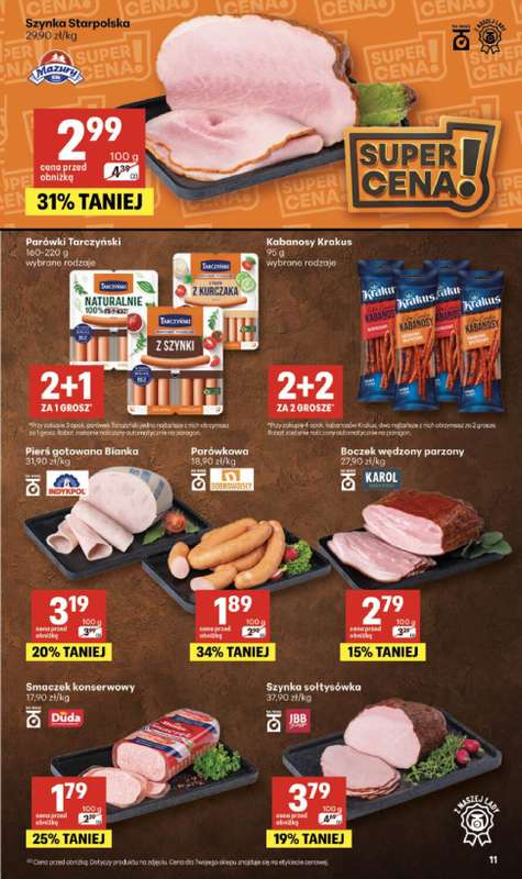 Delikatesy Centrum - gazetka promocyjna Gazetka  do środy 18.03 - strona 11