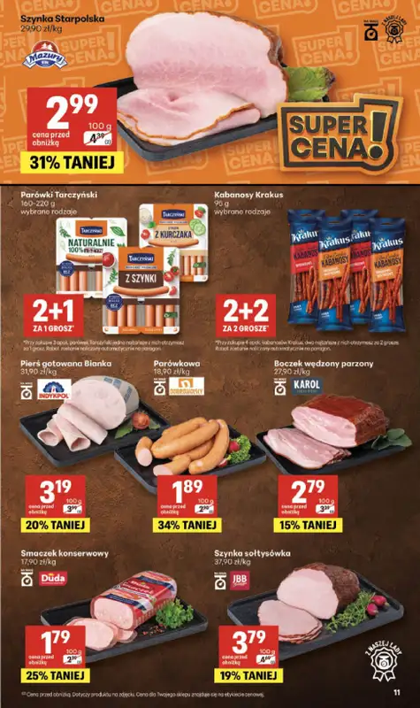 Delikatesy Centrum - gazetka promocyjna Gazetka  do środy 18.03 - strona 11