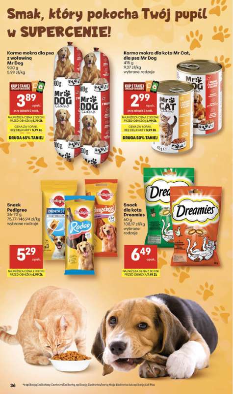 Delikatesy Centrum - gazetka promocyjna Gazetka  do środy 18.03 - strona 36