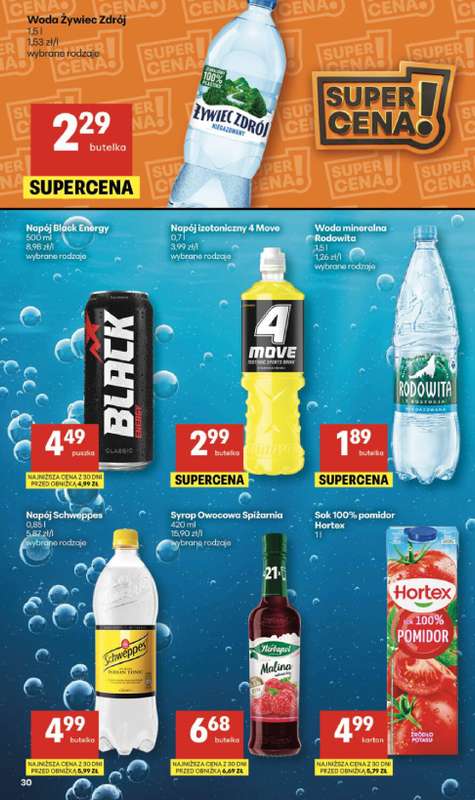 Delikatesy Centrum - gazetka promocyjna Gazetka  do środy 18.03 - strona 30