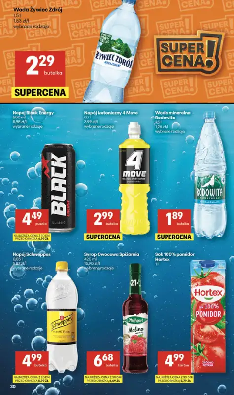 Delikatesy Centrum - gazetka promocyjna Gazetka  do środy 18.03 - strona 30