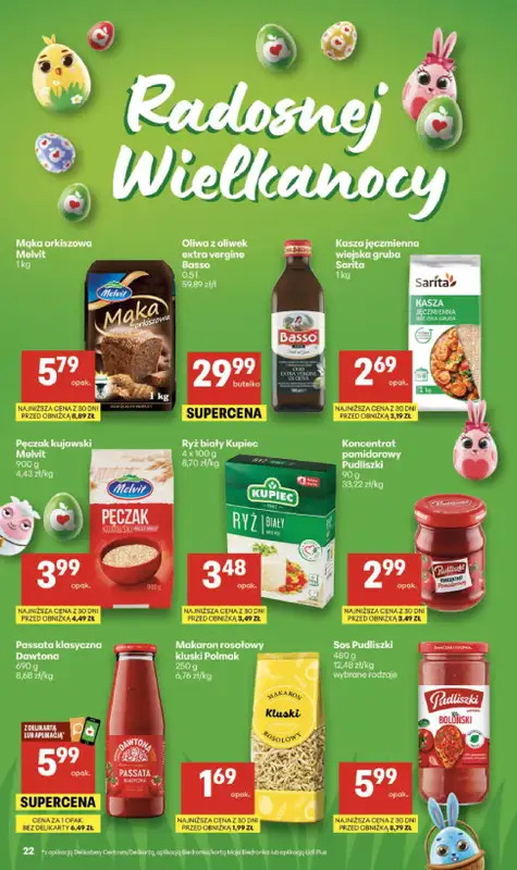 Delikatesy Centrum - gazetka promocyjna Gazetka  do środy 18.03 - strona 22