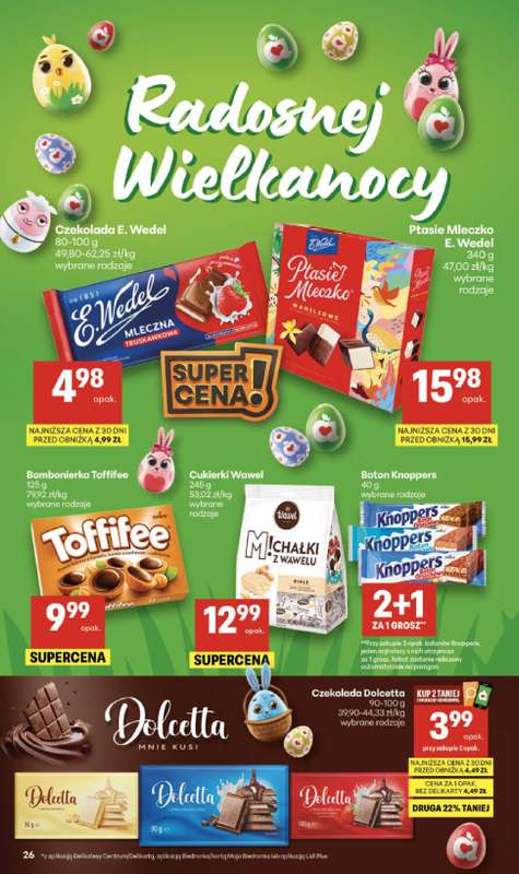 Delikatesy Centrum - gazetka promocyjna Gazetka  do środy 18.03 - strona 26