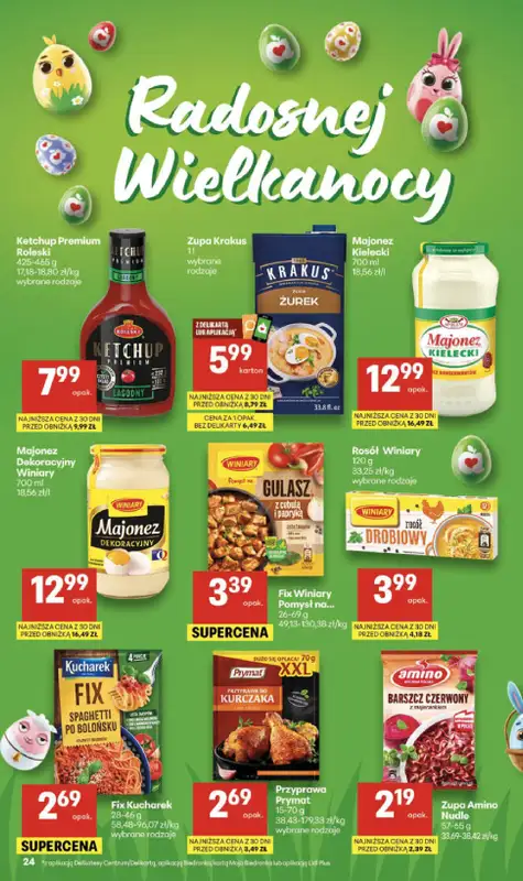 Delikatesy Centrum - gazetka promocyjna Gazetka  do środy 18.03 - strona 24