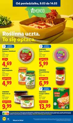 Lidl - gazetka promocyjna Oferta od poniedziałku od poniedziałku 09.03 do środy 11.03 - strona 40