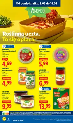 Lidl - gazetka promocyjna Oferta od poniedziałku od poniedziałku 09.03 do środy 11.03 - strona 40