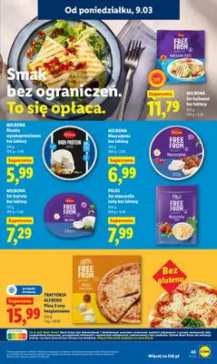 Lidl - gazetka promocyjna Oferta od poniedziałku od poniedziałku 09.03 do środy 11.03 - strona 43