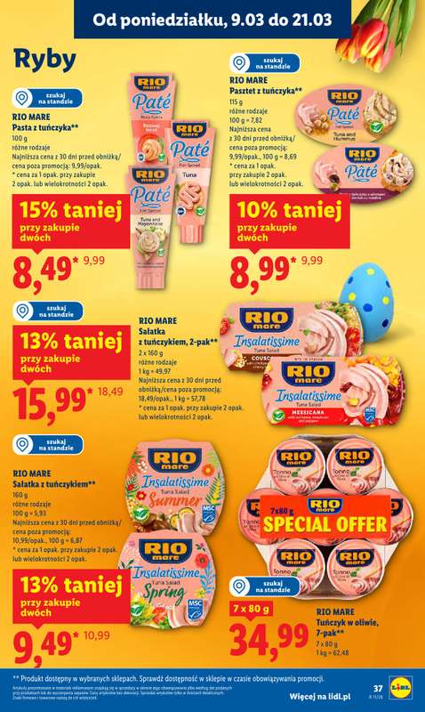 Lidl - gazetka promocyjna Oferta od poniedziałku od poniedziałku 09.03 do środy 11.03 - strona 37