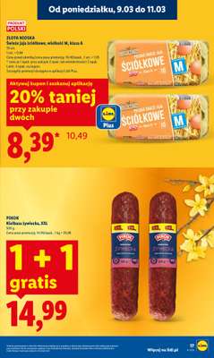 Lidl - gazetka promocyjna Oferta od poniedziałku od poniedziałku 09.03 do środy 11.03 - strona 17