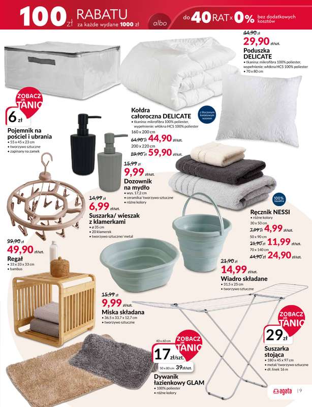 Salony Agata - gazetka promocyjna Gazetka od środy 11.03 do niedzieli 29.03 - strona 9
