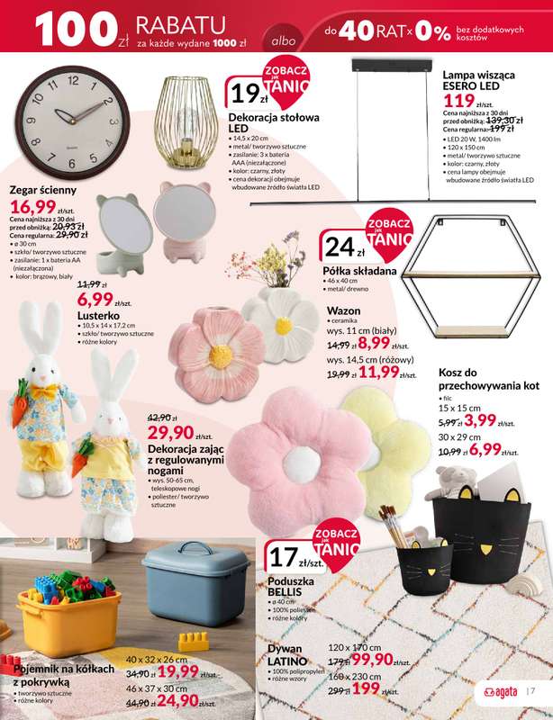 Salony Agata - gazetka promocyjna Gazetka od środy 11.03 do niedzieli 29.03 - strona 7