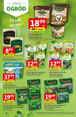 Auchan - gazetka promocyjna Gazetka Strefa Ogród Hipermarket Auchan od czwartku 12.03 do soboty 04.04 - strona 8