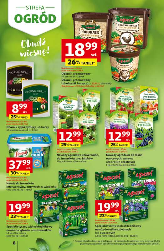 Auchan - gazetka promocyjna Gazetka Strefa Ogród Hipermarket Auchan od czwartku 12.03 do soboty 04.04 - strona 8