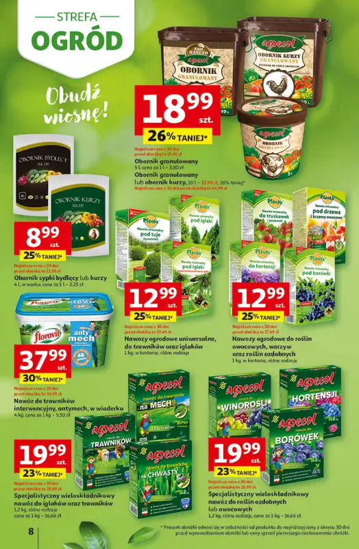 Auchan - gazetka promocyjna Gazetka Strefa Ogród Hipermarket Auchan od czwartku 12.03 do soboty 04.04 - strona 8