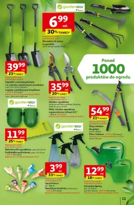Auchan - gazetka promocyjna Gazetka Strefa Ogród Hipermarket Auchan od czwartku 12.03 do soboty 04.04 - strona 11