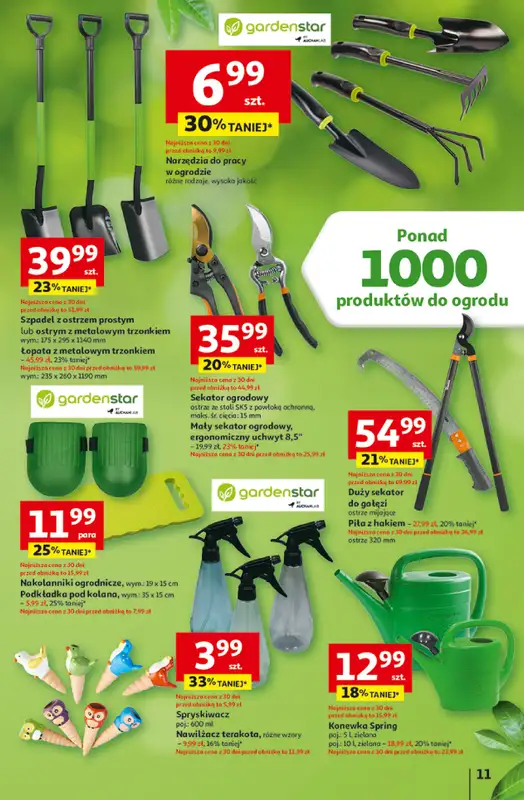 Auchan - gazetka promocyjna Gazetka Strefa Ogród Hipermarket Auchan od czwartku 12.03 do soboty 04.04 - strona 11