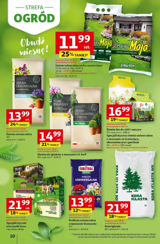Auchan - gazetka promocyjna Gazetka Strefa Ogród Hipermarket Auchan od czwartku 12.03 do soboty 04.04 - strona 10