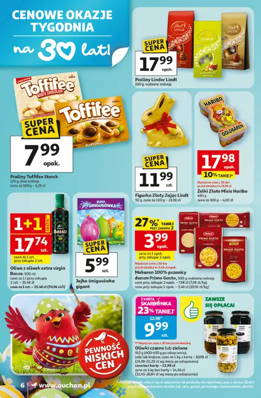 Auchan - gazetka promocyjna Gazetka 30 Lat Supermarket Auchan od czwartku 12.03 do środy 18.03 - strona 6