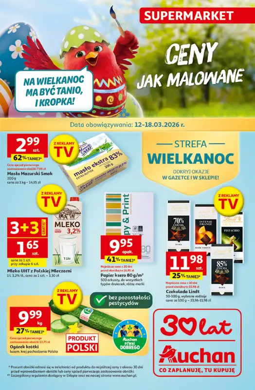 Auchan - gazetka promocyjna Gazetka 30 Lat Supermarket Auchan  