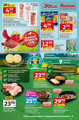 Auchan - gazetka promocyjna Gazetka 30 Lat Supermarket Auchan od czwartku 12.03 do środy 18.03 - strona 5