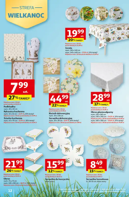 Auchan - gazetka promocyjna Gazetka 30 Lat Hipermarket Auchan od czwartku 12.03 do środy 18.03 - strona 12