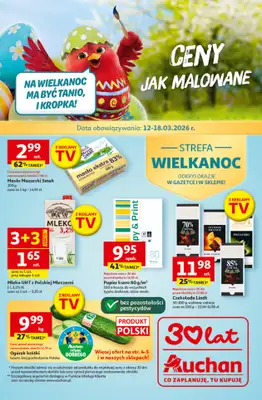 Auchan - gazetka promocyjna Gazetka 30 Lat Hipermarket Auchan od czwartku 12.03 do środy 18.03