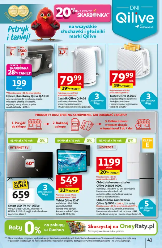 Auchan - gazetka promocyjna Gazetka 30 Lat Hipermarket Auchan od czwartku 12.03 do środy 18.03 - strona 41