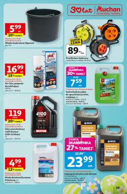 Auchan - gazetka promocyjna Gazetka 30 Lat Hipermarket Auchan od czwartku 12.03 do środy 18.03 - strona 39