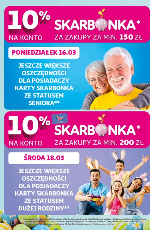 Auchan - gazetka promocyjna Gazetka 30 Lat Hipermarket Auchan od czwartku 12.03 do środy 18.03 - strona 18