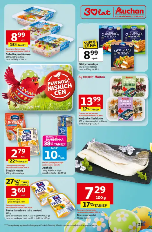 Auchan - gazetka promocyjna Gazetka 30 Lat Hipermarket Auchan od czwartku 12.03 do środy 18.03 - strona 23