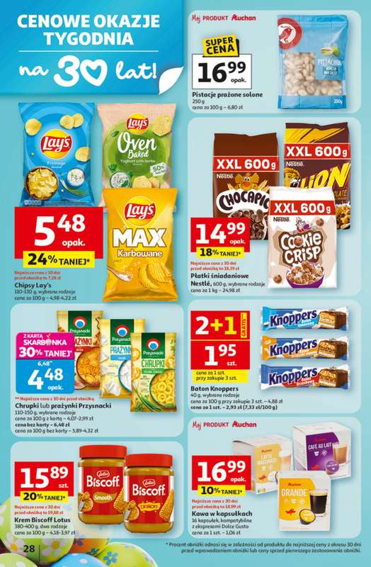 Auchan - gazetka promocyjna Gazetka 30 Lat Hipermarket Auchan od czwartku 12.03 do środy 18.03 - strona 28