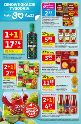 Auchan - gazetka promocyjna Gazetka 30 Lat Hipermarket Auchan od czwartku 12.03 do środy 18.03 - strona 30