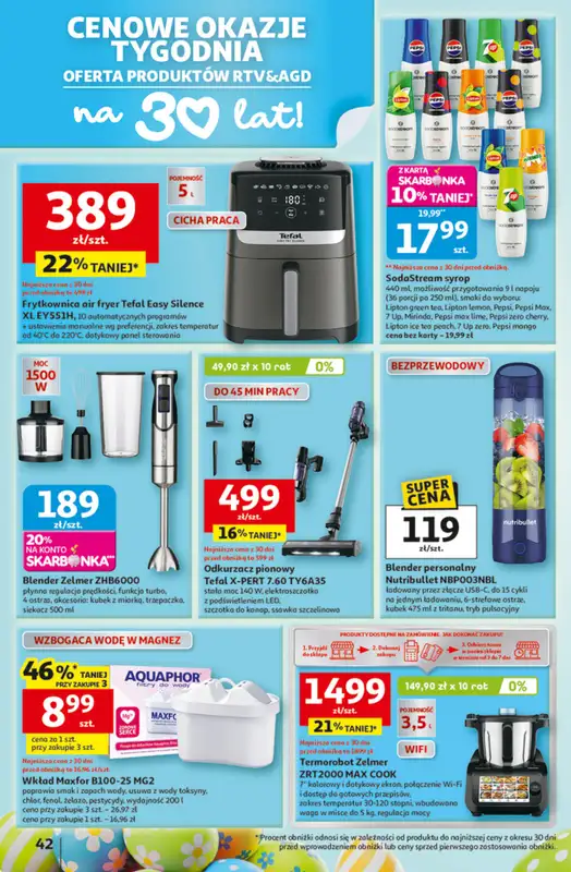 Auchan - gazetka promocyjna Gazetka 30 Lat Hipermarket Auchan od czwartku 12.03 do środy 18.03 - strona 42
