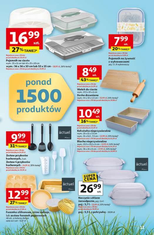 Auchan - gazetka promocyjna Gazetka 30 Lat Hipermarket Auchan od czwartku 12.03 do środy 18.03 - strona 11