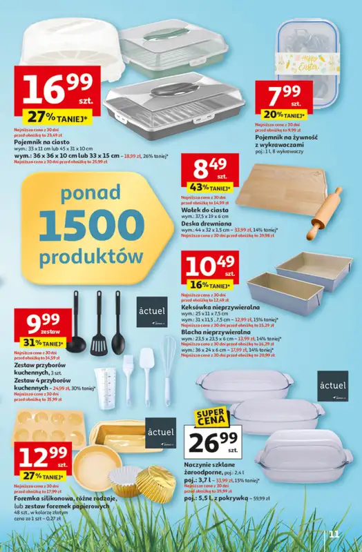 Auchan - gazetka promocyjna Gazetka 30 Lat Hipermarket Auchan od czwartku 12.03 do środy 18.03 - strona 11