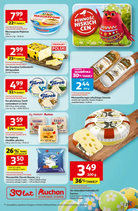 Auchan - gazetka promocyjna Gazetka 30 Lat Hipermarket Auchan od czwartku 12.03 do środy 18.03 - strona 27