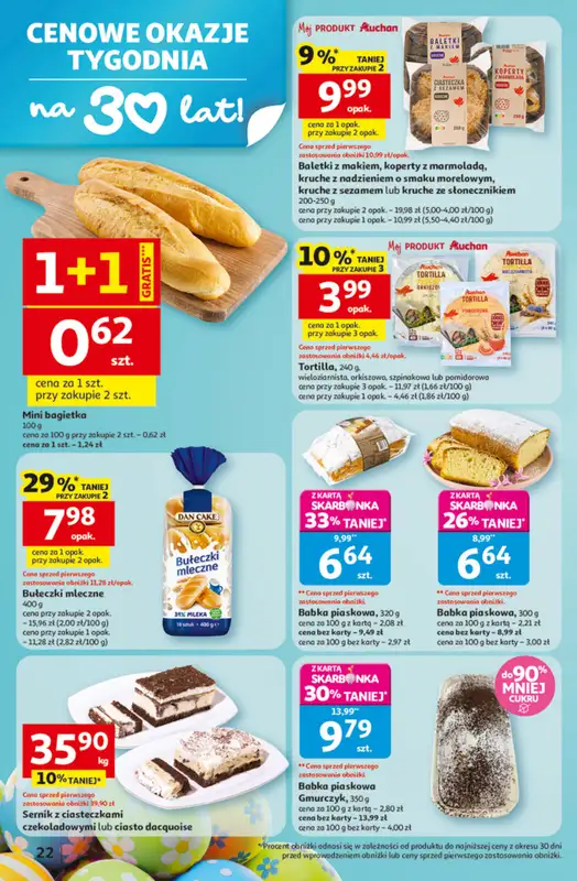 Auchan - gazetka promocyjna Gazetka 30 Lat Hipermarket Auchan od czwartku 12.03 do środy 18.03 - strona 22