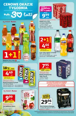 Auchan - gazetka promocyjna Gazetka 30 Lat Hipermarket Auchan od czwartku 12.03 do środy 18.03 - strona 34