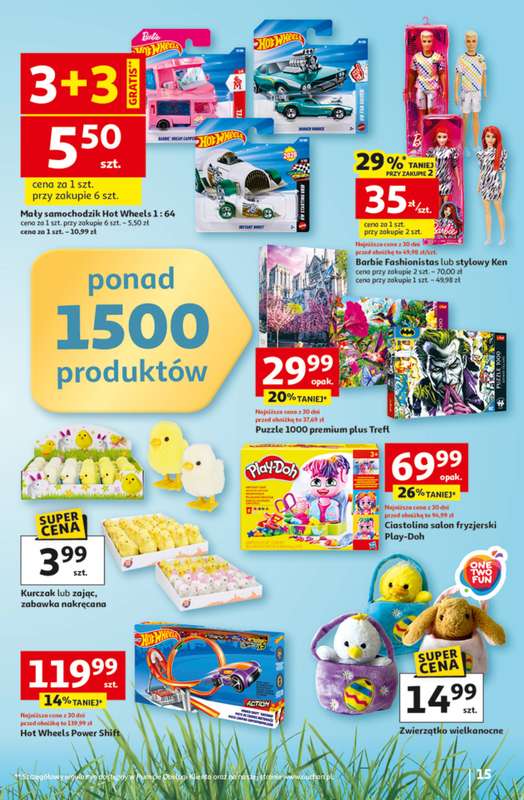 Auchan - gazetka promocyjna Gazetka 30 Lat Hipermarket Auchan od czwartku 12.03 do środy 18.03 - strona 15